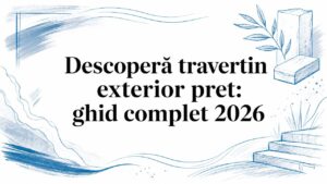 Read more about the article Descoperă travertin exterior pret: ghid complet 2026